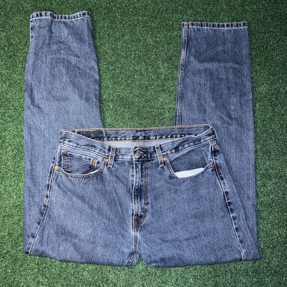 505 Levi's Blue Jeans Men's Size‎ 36x34 Straight Leg V48